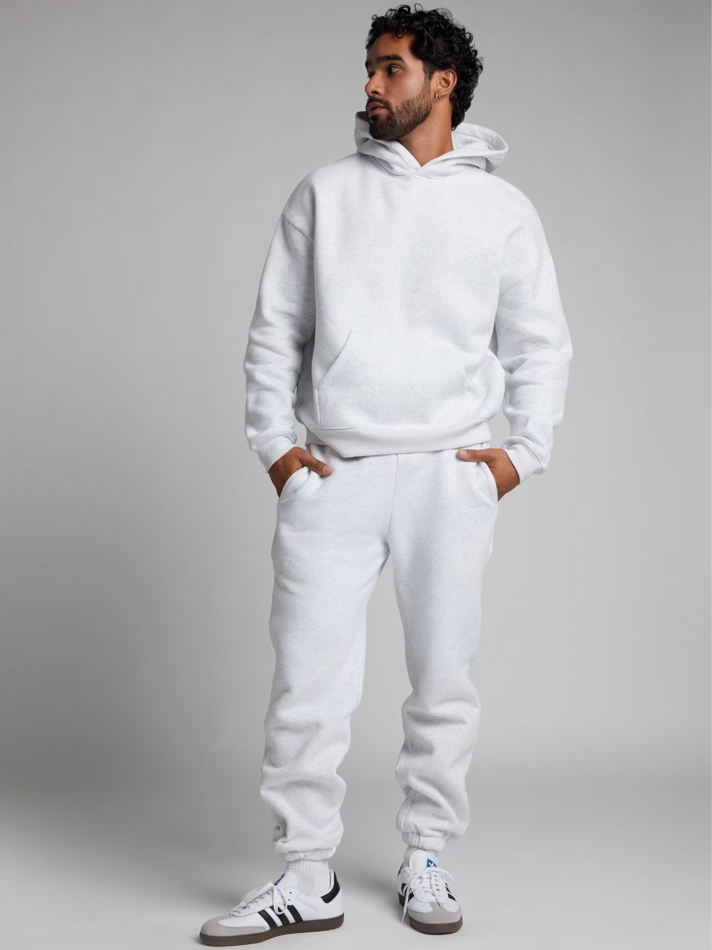 Capuche oversized blanc