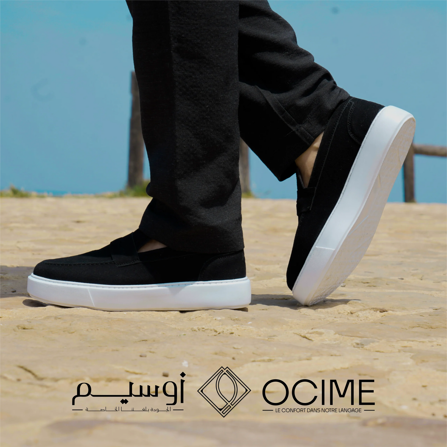 Mocassin softstep en Noir