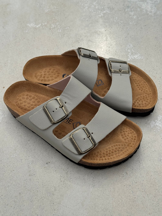 Sandale Ocime cuir beige clair