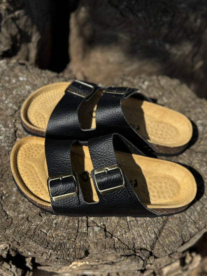 Sandale Ocime cuir noir