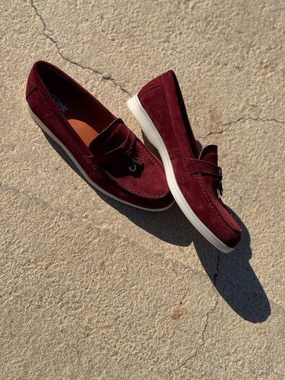 OCIME Cardinal en daim -Bordeaux-