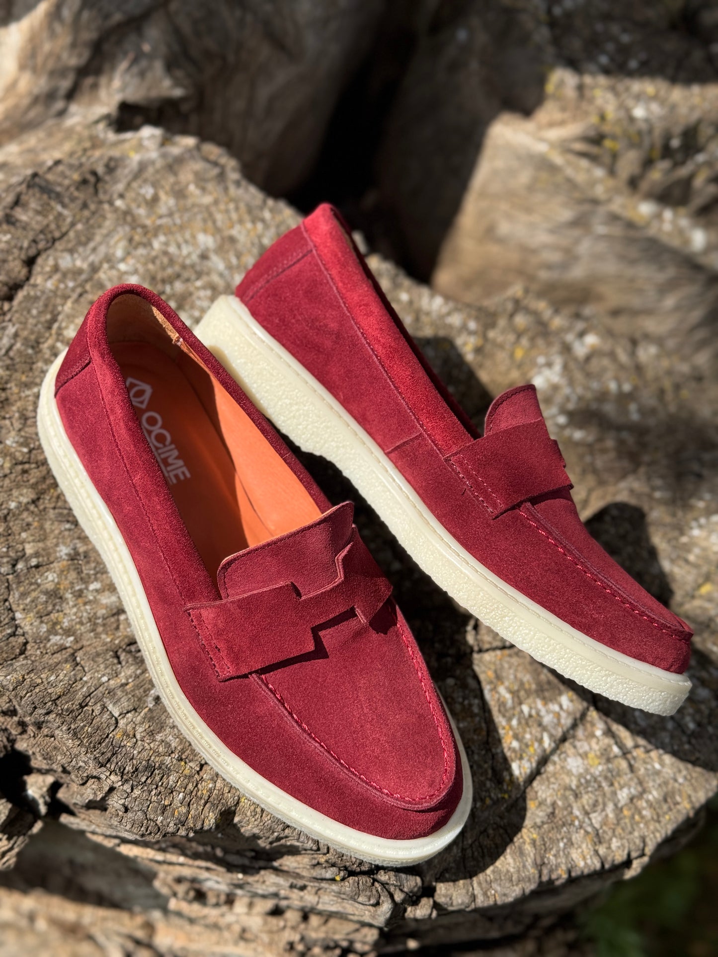 Ocime Heritage en daim pour femme - Bordeaux -
