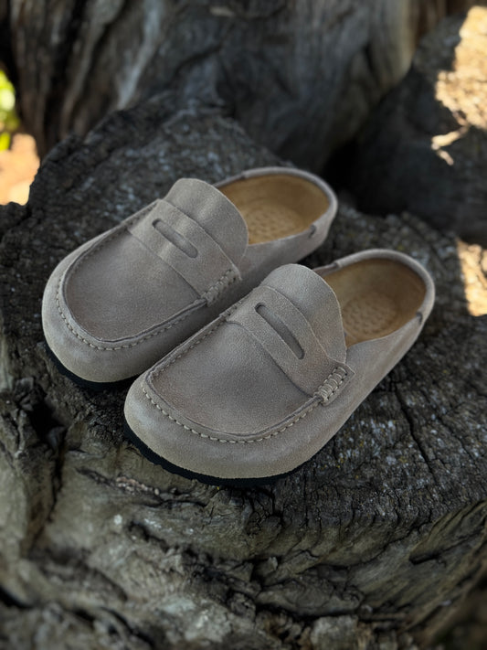 Naples ocime en daim beige