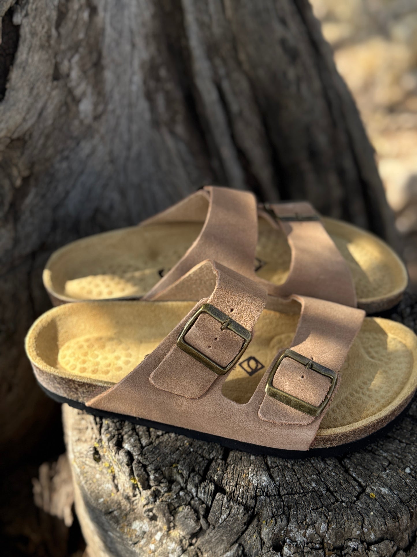 Sandale Ocime Daim en Beige