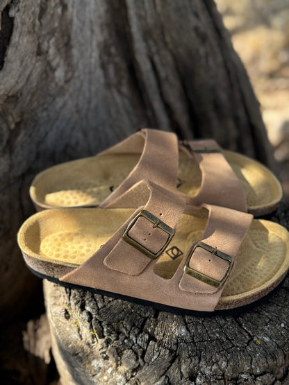 Sandale Ocime Daim en Beige