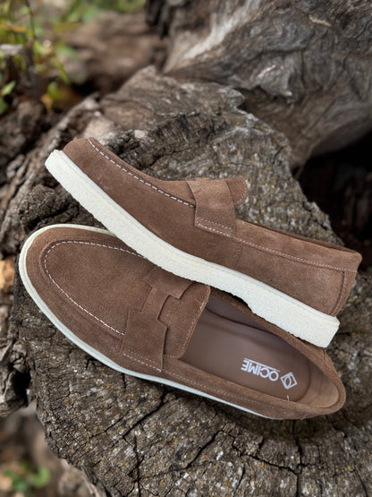 Ocime Heritage en daim pour femme - marron clair -