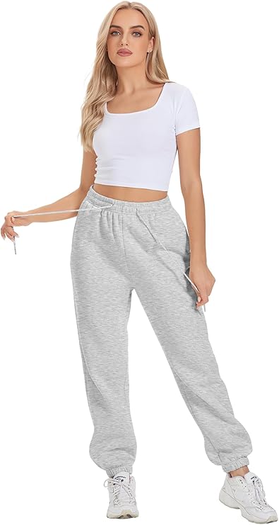 jogging gris claire  femme