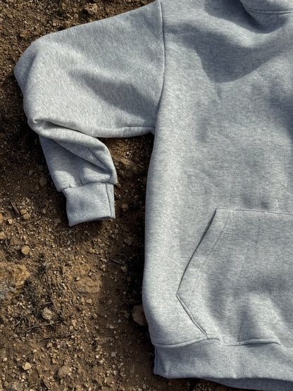 Capuche gris claire  femme