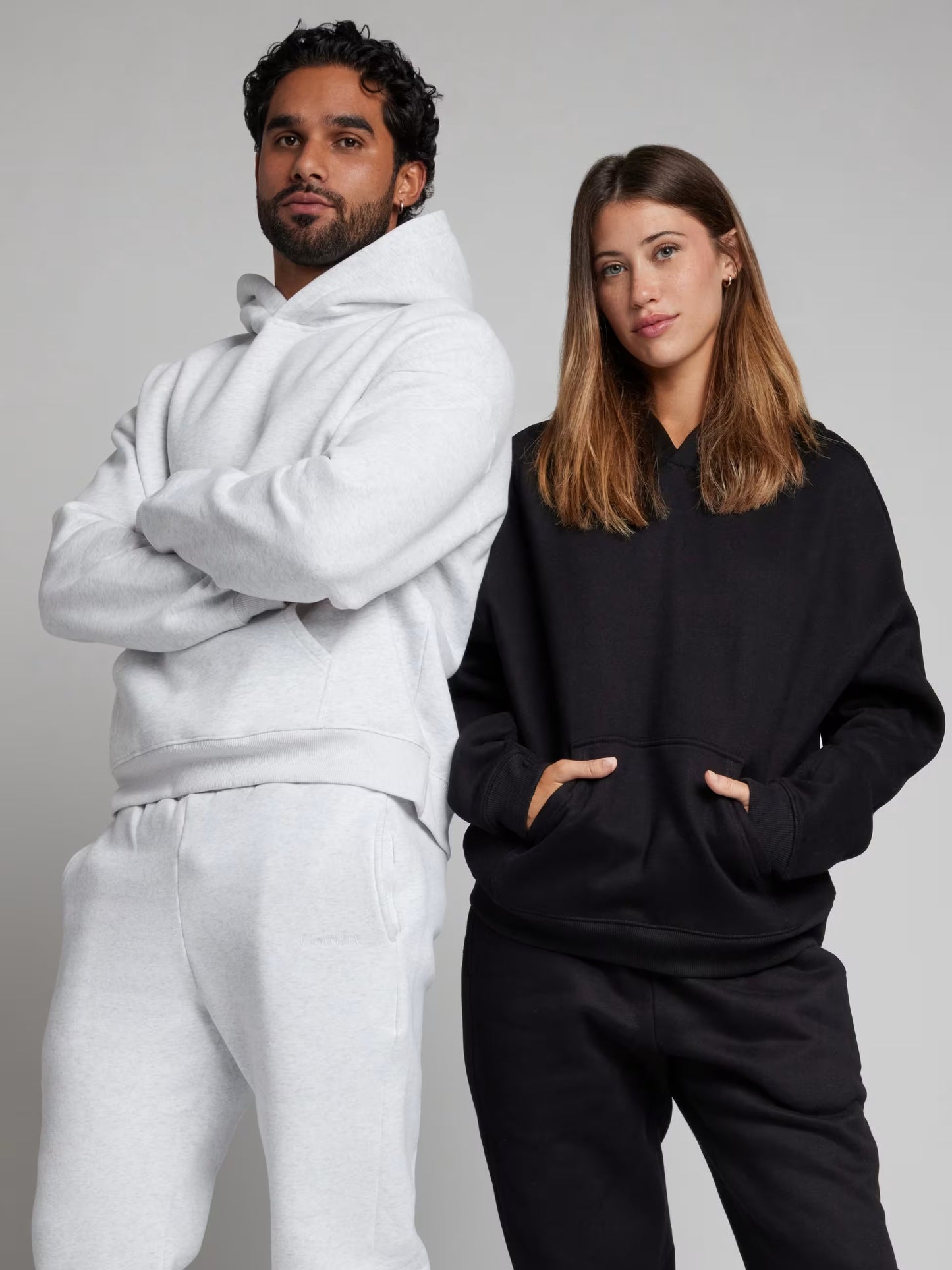 Capuche oversized blanc