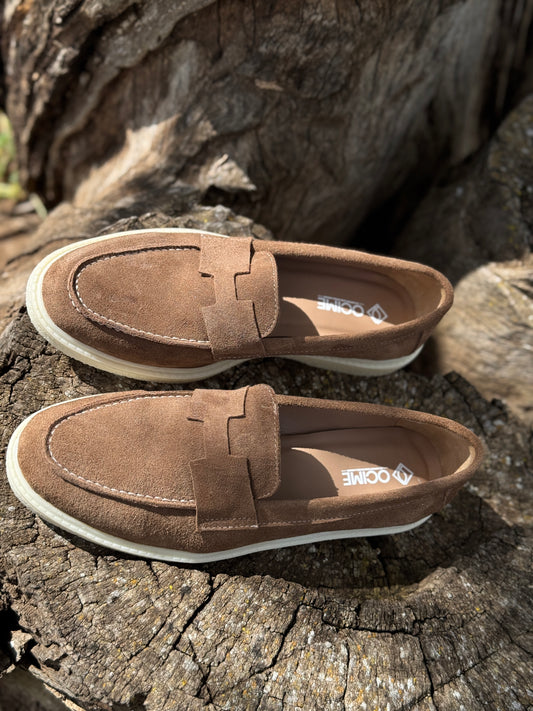 Ocime Heritage en daim pour femme - marron clair -