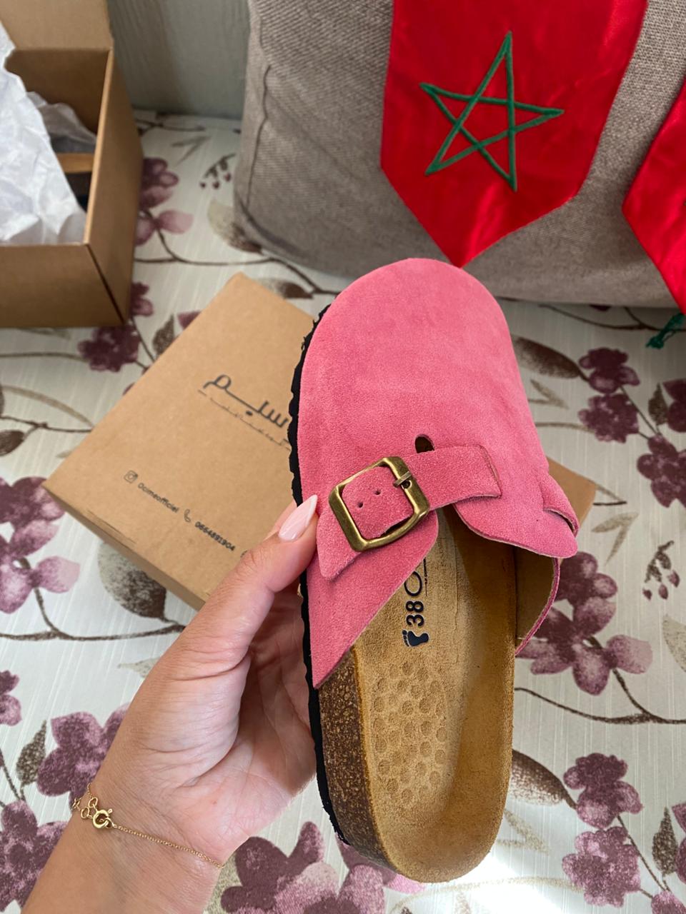 Sabot daim rose