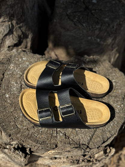 Sandale Ocime cuir noir