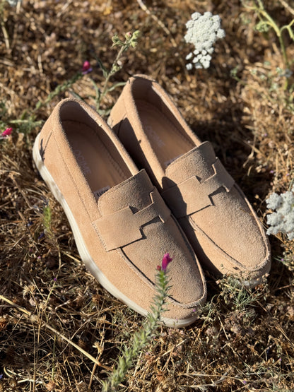Ocime Heritage en daim beige pour homme