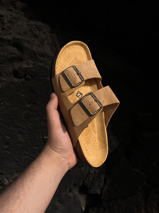 Sandale Ocime Daim en Beige