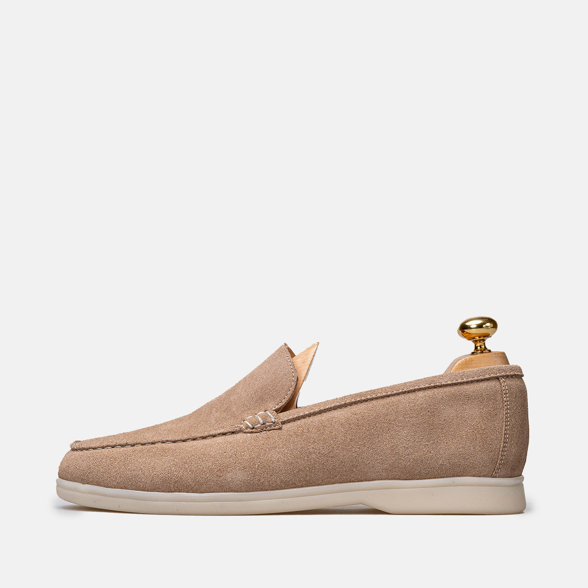 Mocassin en daim Beige pour homme