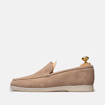 Mocassin en daim Beige pour homme