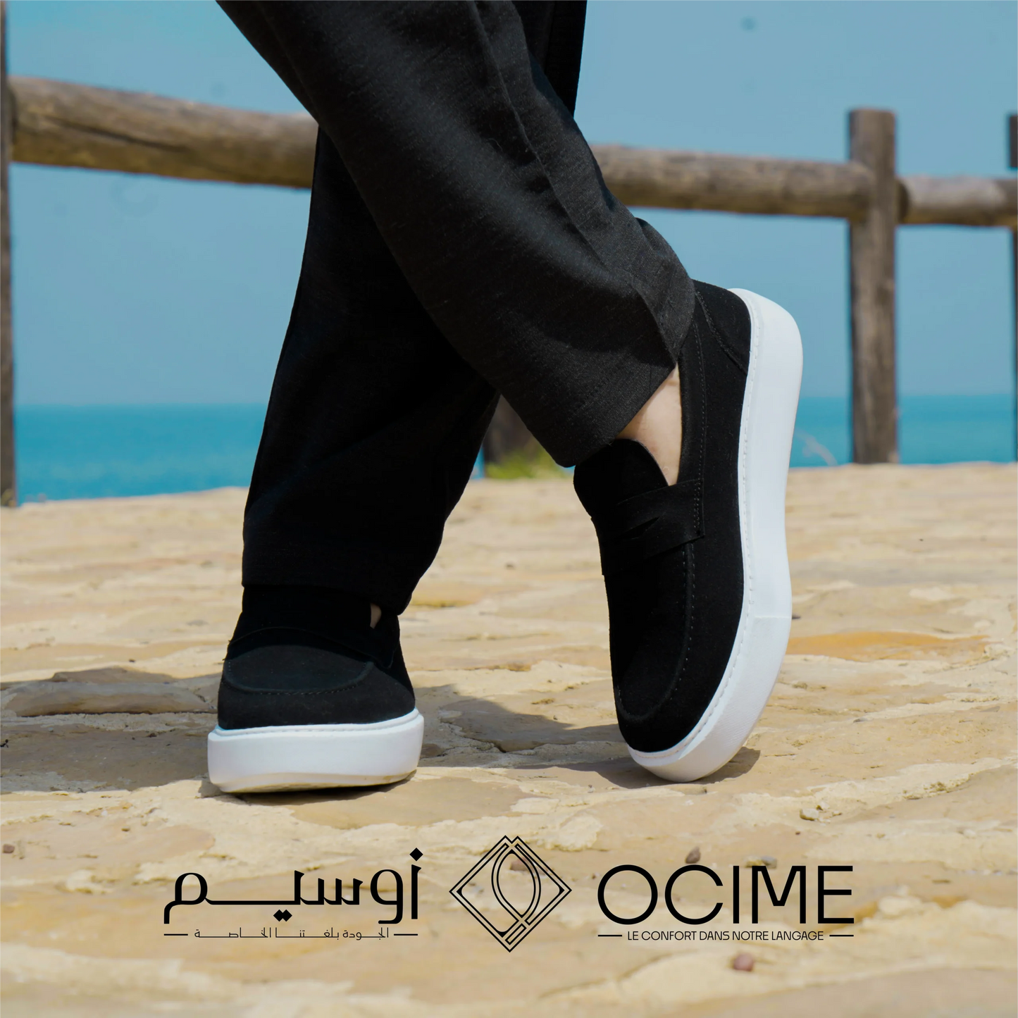 Mocassin softstep en Noir