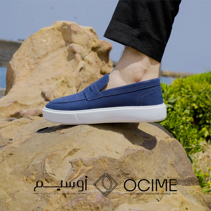 Mocassin softstep en bleu