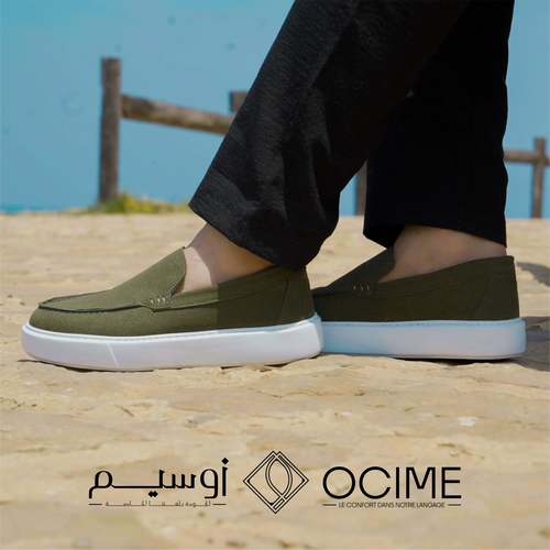 Mocassin Addler en Vert