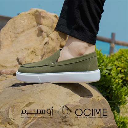 Mocassin Addler en Vert