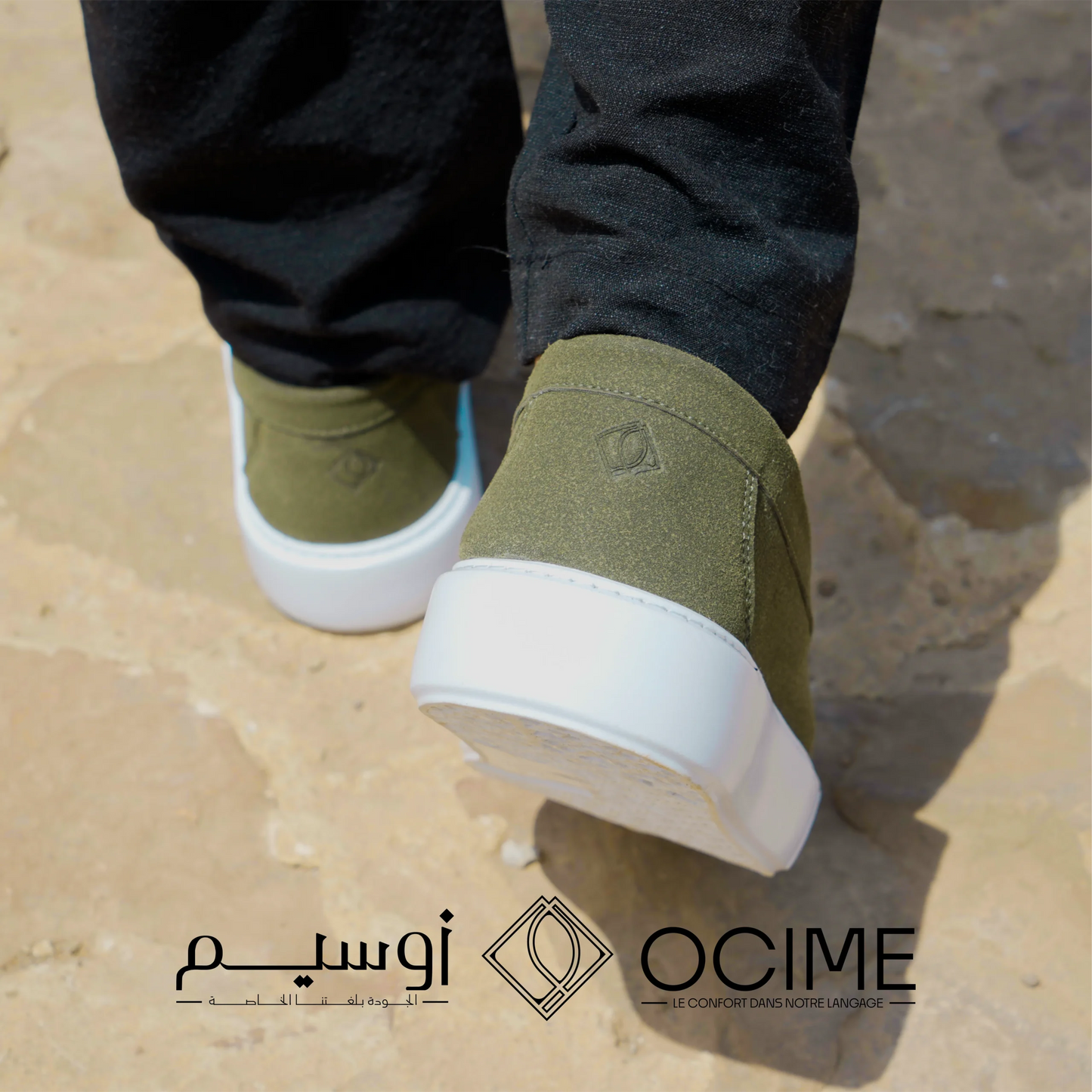 Mocassin Addler en Vert