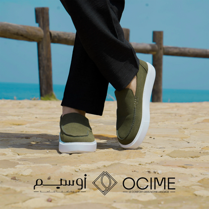 Mocassin Addler en Vert