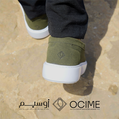 Mocassin softstep en vert