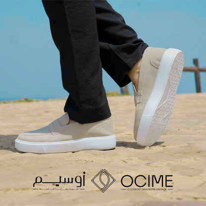 Mocassin softstep en beige