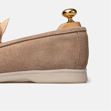 Mocassin en daim Beige pour homme