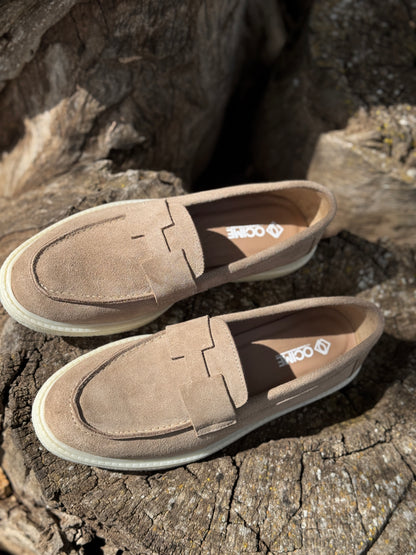 Ocime Heritage en daim pour femme - beige -