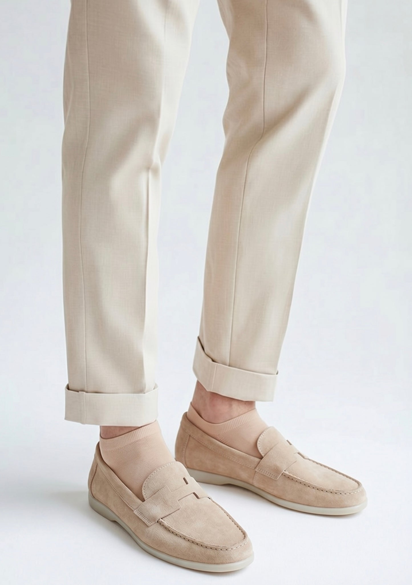 Ocime Heritage en daim beige pour homme