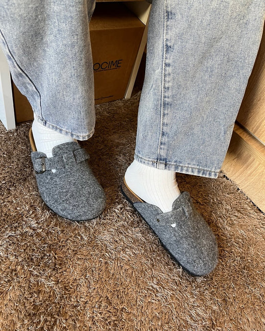 Sabot cachemire gris