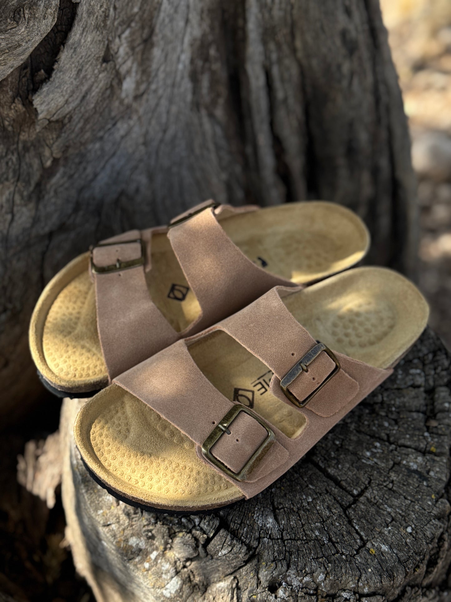 Sandale Ocime Daim en Beige