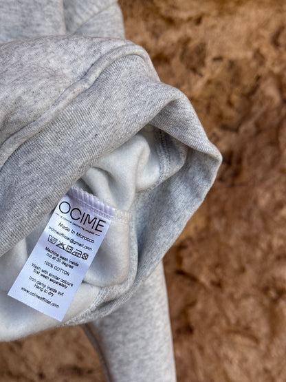 Capuche gris claire  femme