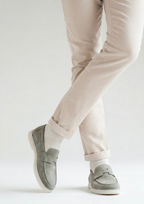 Ocime Heritage en daim vert clair pour homme