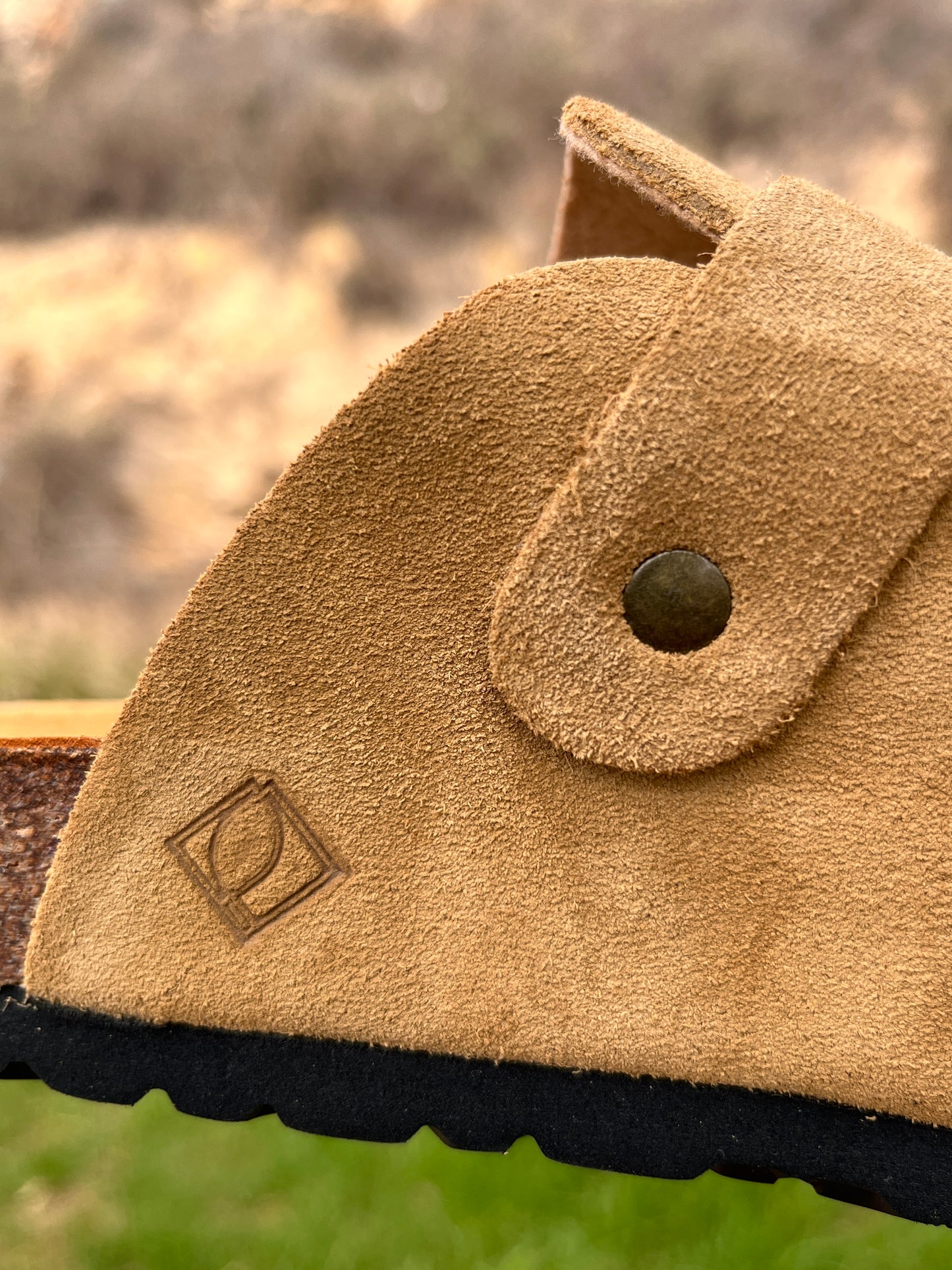 Sabot daim  Beige caramel