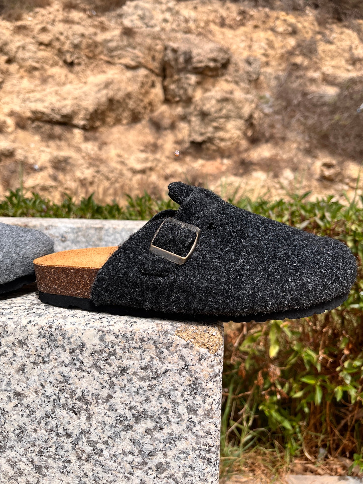 Sabot cachemire Noir