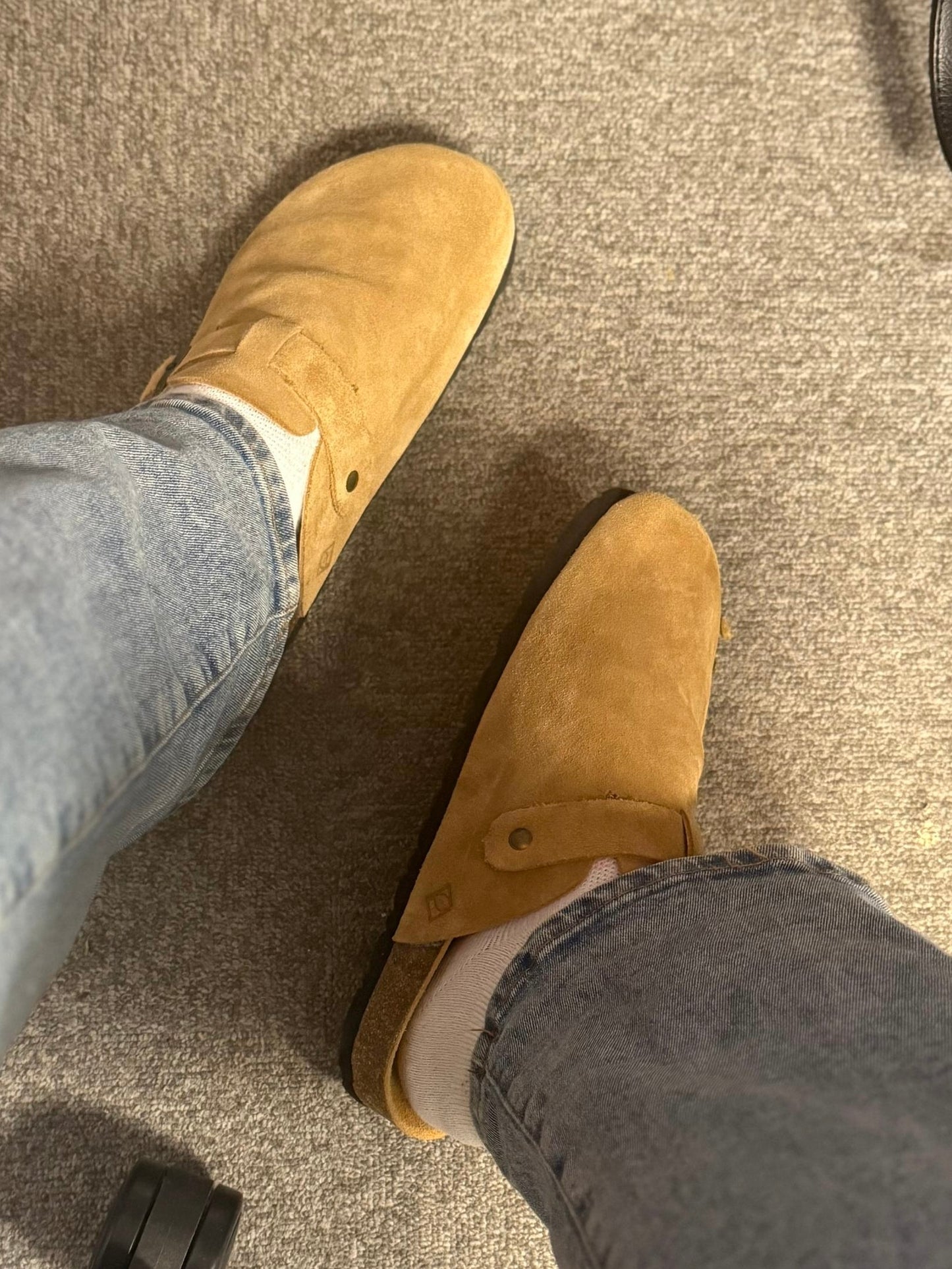 Sabot daim  Beige caramel