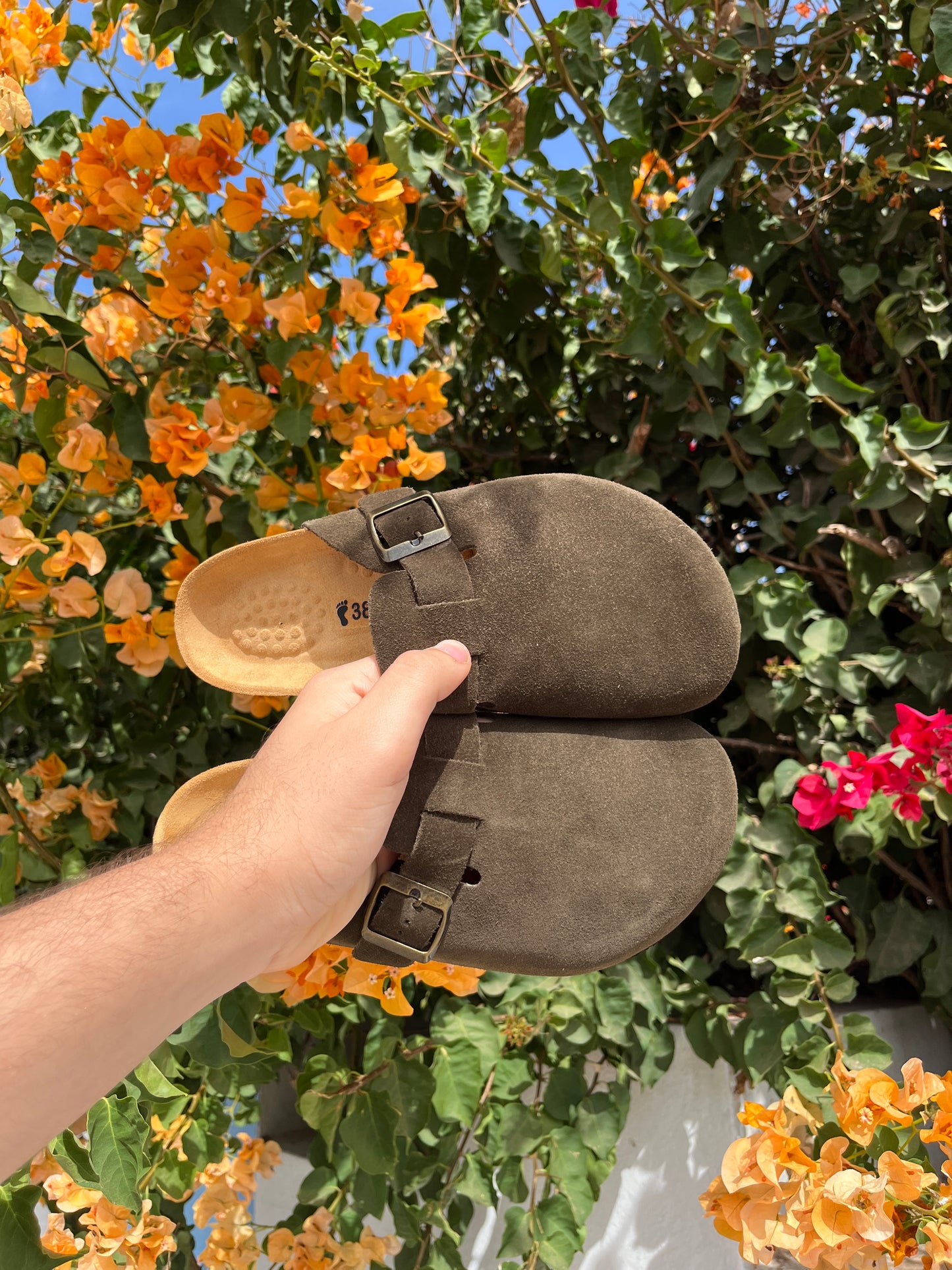 Sabot daim  Vert foncé