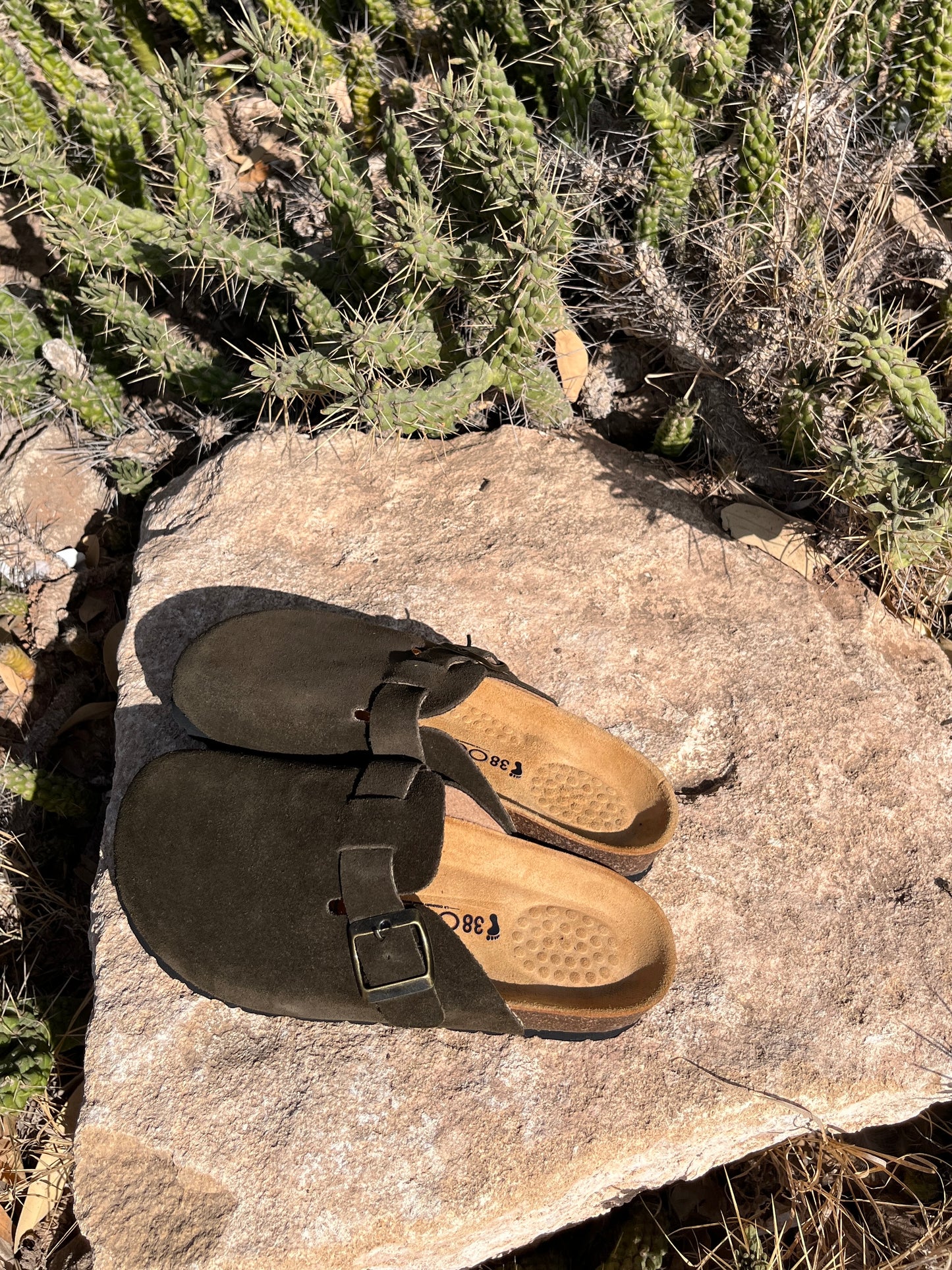 Sabot daim  Vert foncé