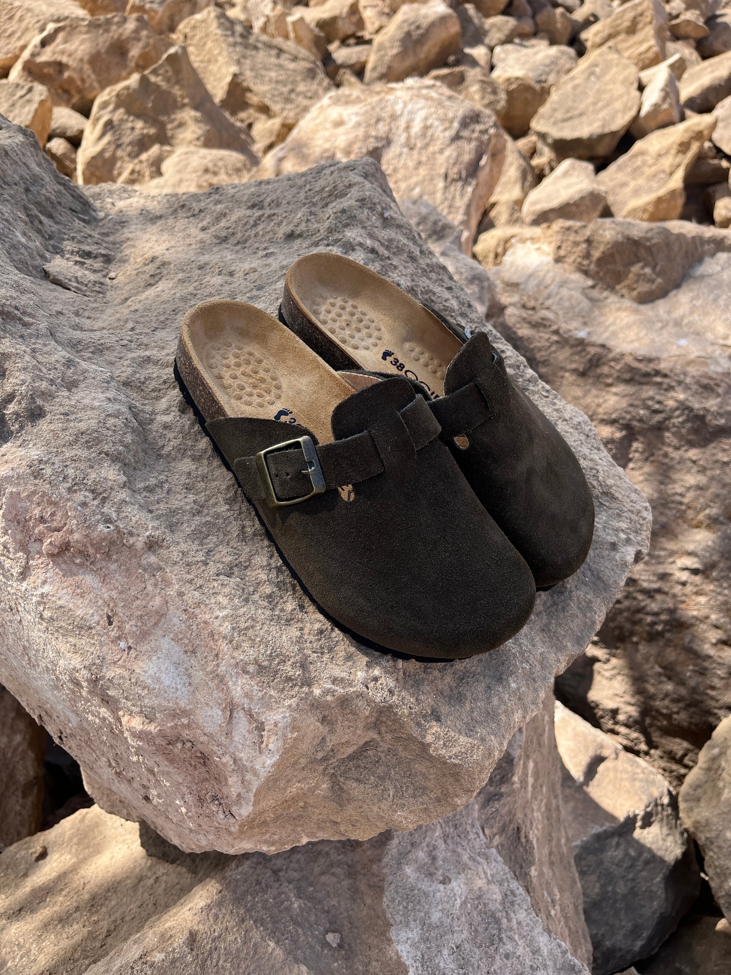 Sabot daim  Vert foncé