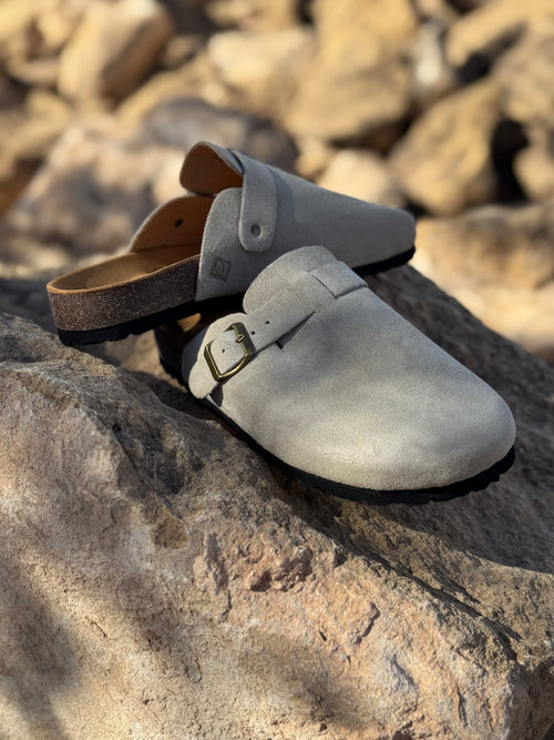 sabot daim Beige