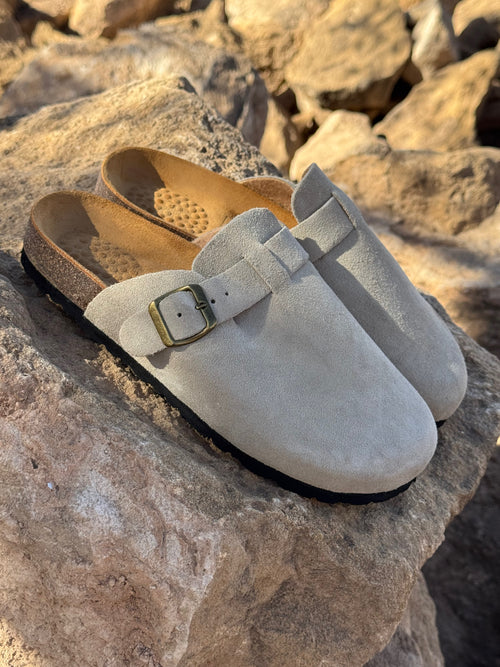 sabot daim Beige