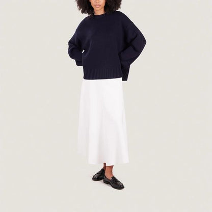 Mocassins en cuir glacé noir pour femme