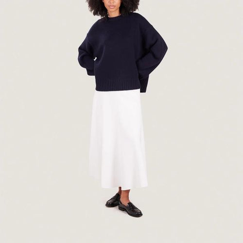 Mocassins en cuir glacé noir pour femme