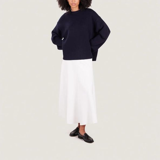 Mocassins en cuir glacé noir pour femme