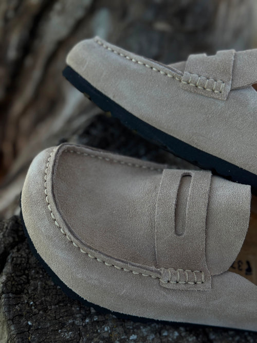 Naples ocime en daim gris