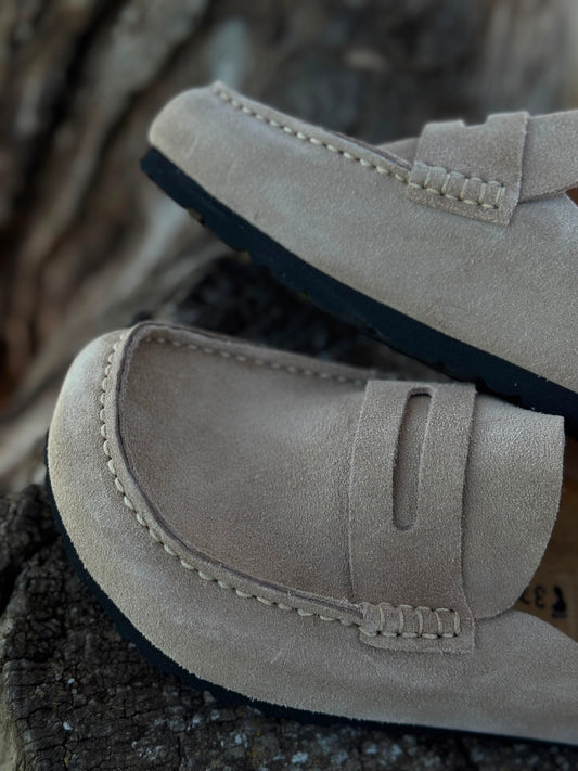 Naples ocime en daim gris