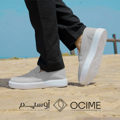 Mocassin softstep en gris