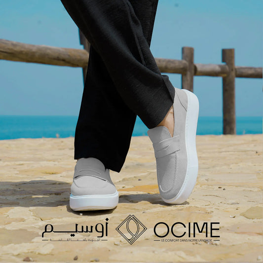 Mocassin softstep en gris